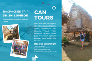 backpacker trip lombok