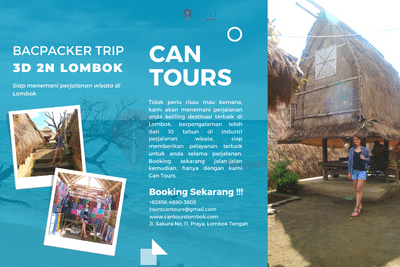 backpacker trip lombok